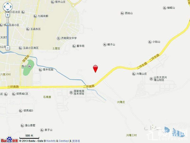 济南华润城·仰山红叶林电子地图