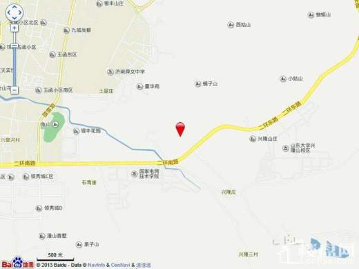 济南华润城·仰山红叶林位置图