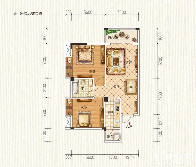 2单元201-1801号房