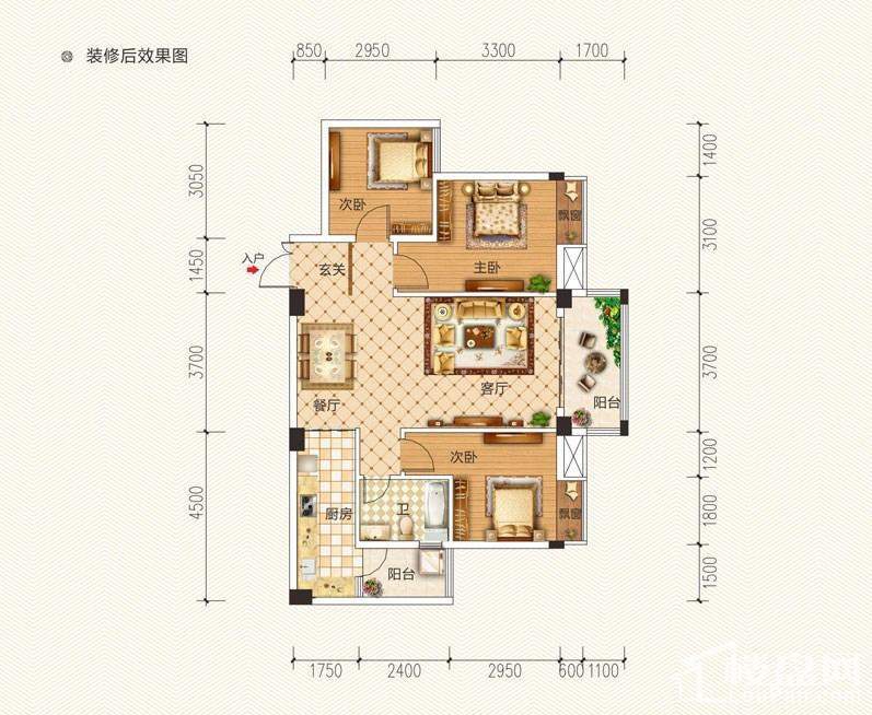 2单元203-1803号房