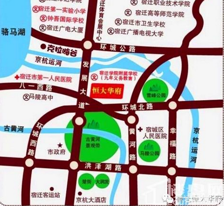 恒大华府位置图