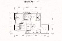 一期E栋82.21平户型图