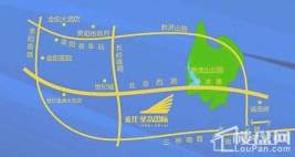 金龙星岛国际交通图区位示意图