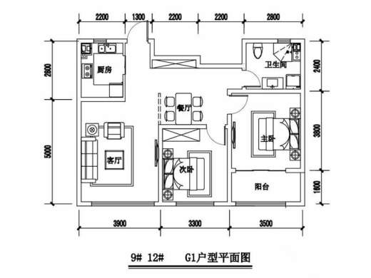 景和山庄户型图