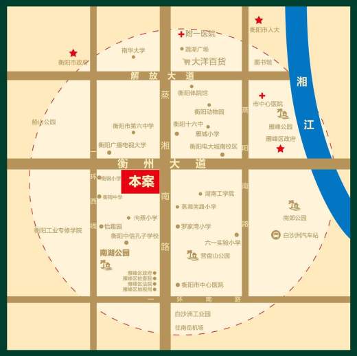 恒昇·中央公园位置图