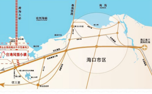 台湾风情小镇位置图