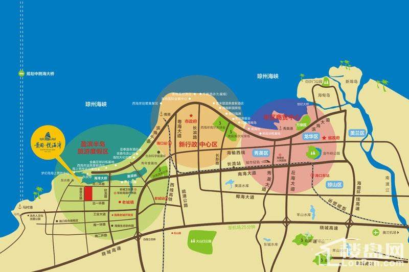 景园·悦海湾交通图