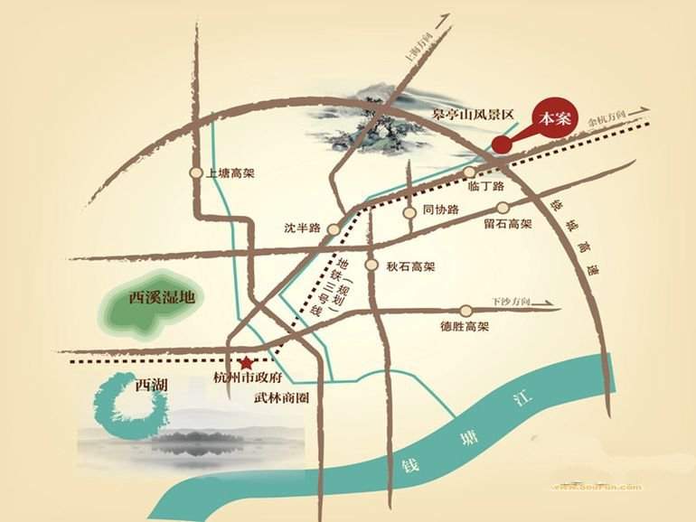 城发云锦城位置图
