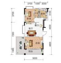 京博雅居29-21户型图