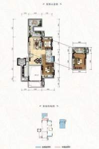  一期洋房标准层A2户型图