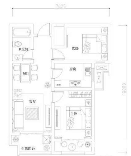 12  10、11、12号楼A户型