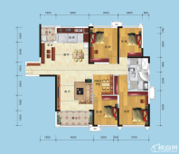 1号楼1单元2号房户型