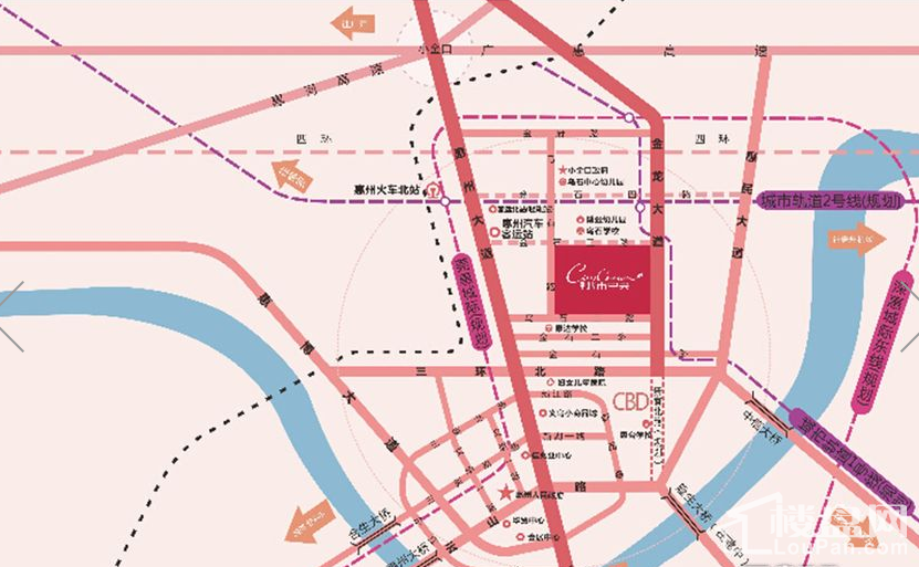 泰宇·城市中央交通图
