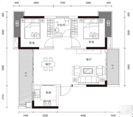 2栋D户型