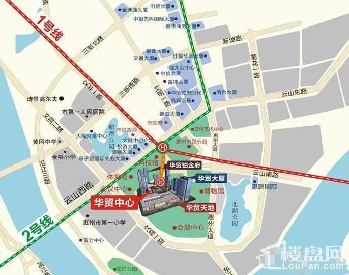 华贸中心·YOHO云尚 位置图