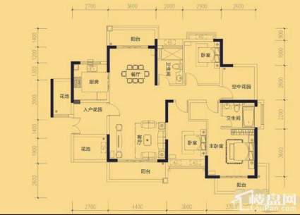 V1/V2洋房户型图