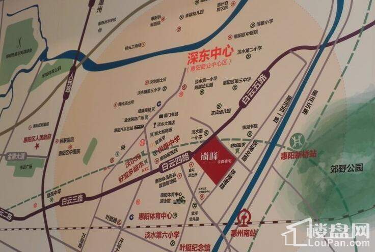 尚峰•微豪宅 位置图