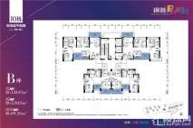 10栋B座标准层户型图