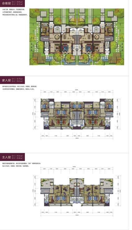 青龙湾联排别墅户型图