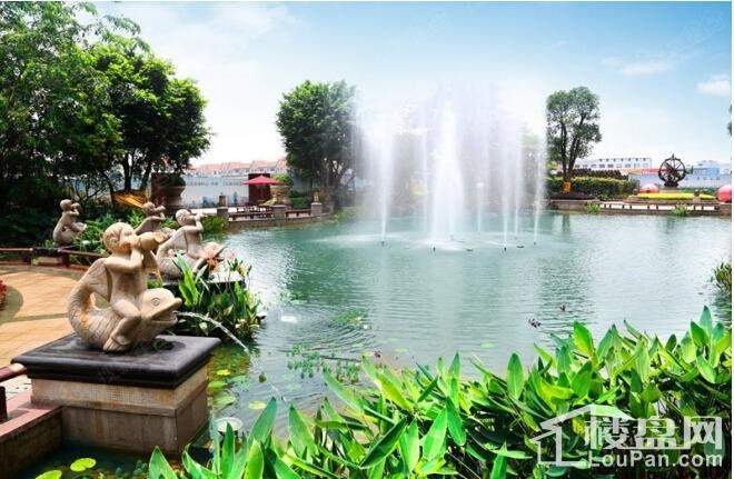  南宁恒大绿洲实景图-喷泉（摄于2016-4-19）