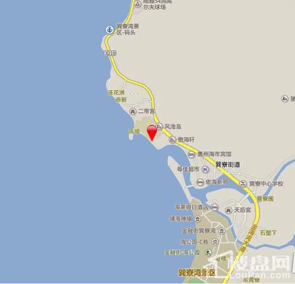 金融街巽寮湾 位置图