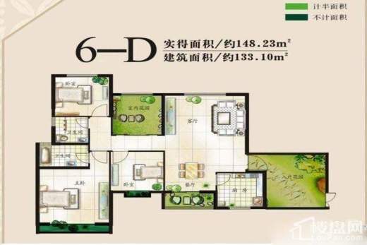 鸿运水木清华户型图