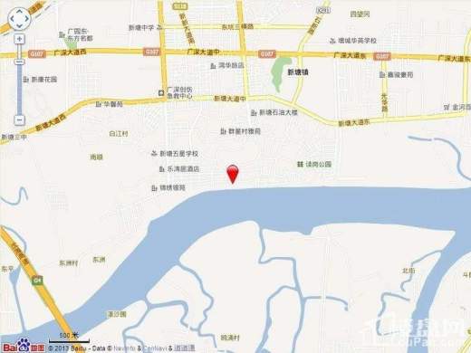 广州新塘新世界花园位置图