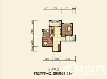  10号楼E户型