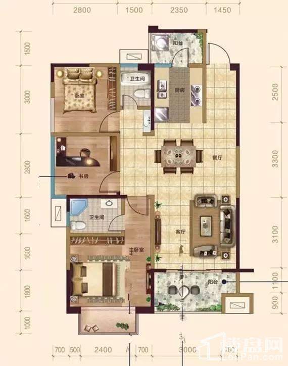 荣耀江南户型图