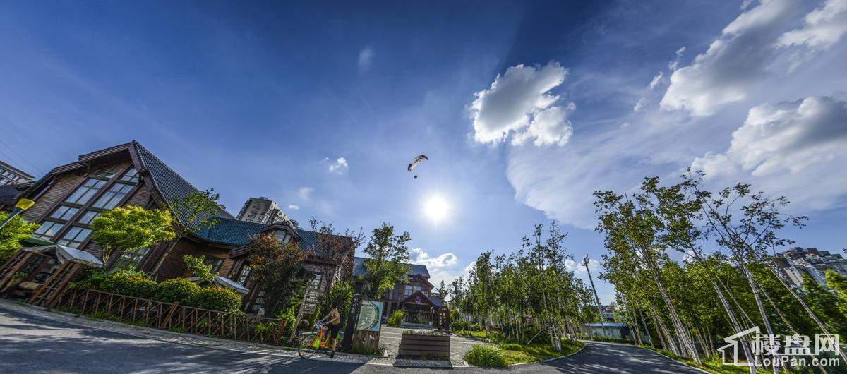 财富湘江实景图