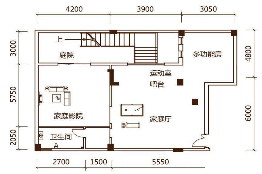 S1户型（负一层）