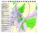 2016年郴州市城区中学招生区域图 
