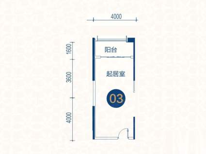 碧桂园天玺湾3号栋03户型