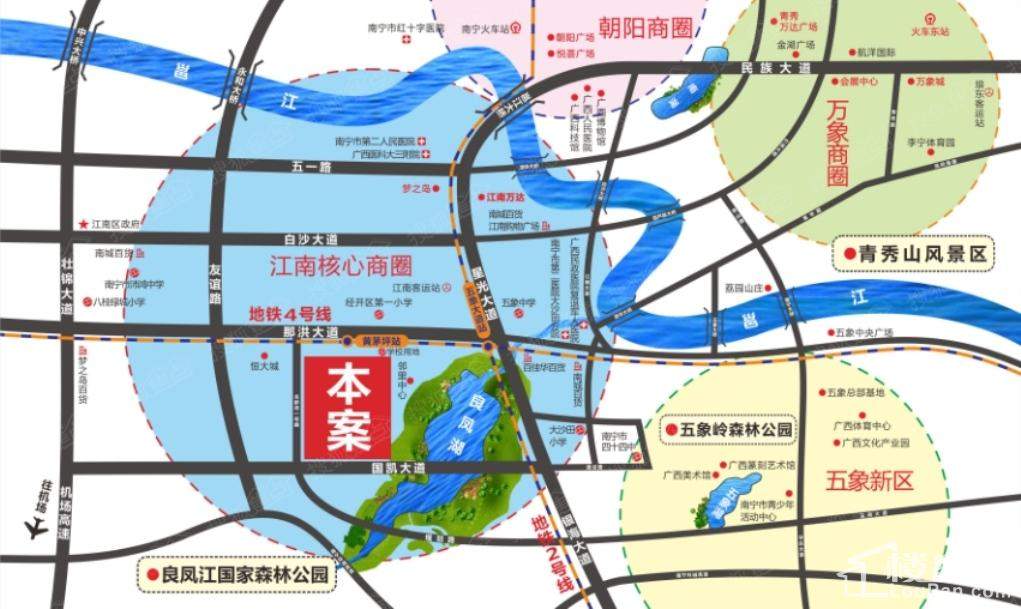 昌泰茗城项目区位图