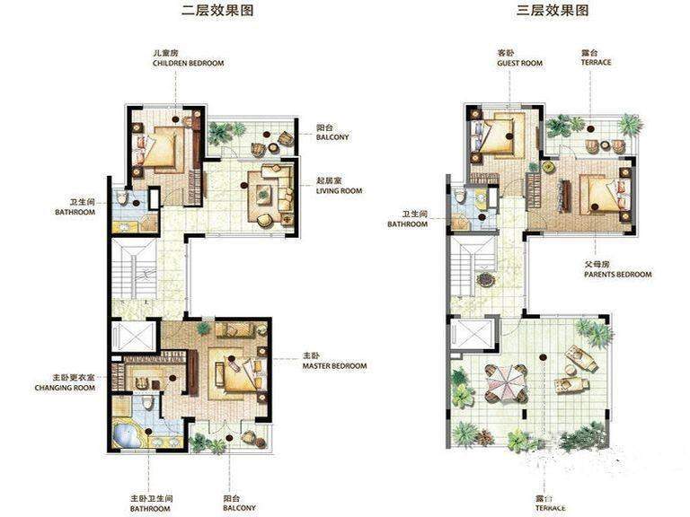 D2户型江景洋房