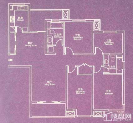 新天地河滨花园户型图