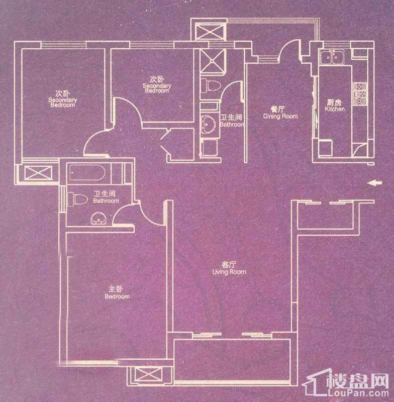 新天地河滨花园户型图