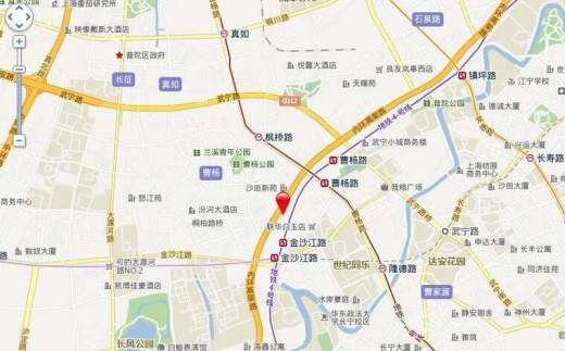上海月星环球商业中心位置图