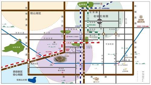 碧桂园·花溪1号位置图