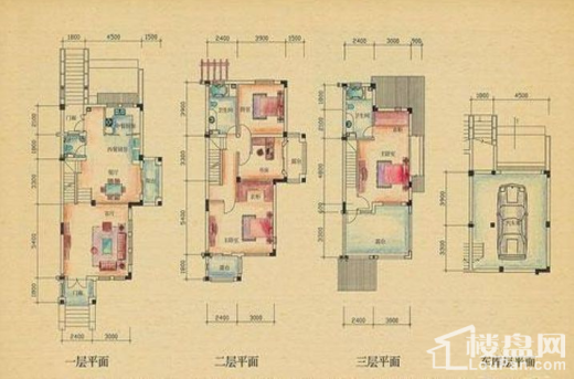 华润中央公园别墅户型图