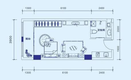 润和紫郡56栋A2户型