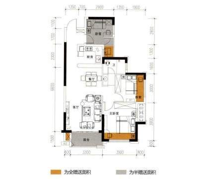 天元涉外景园C11户型