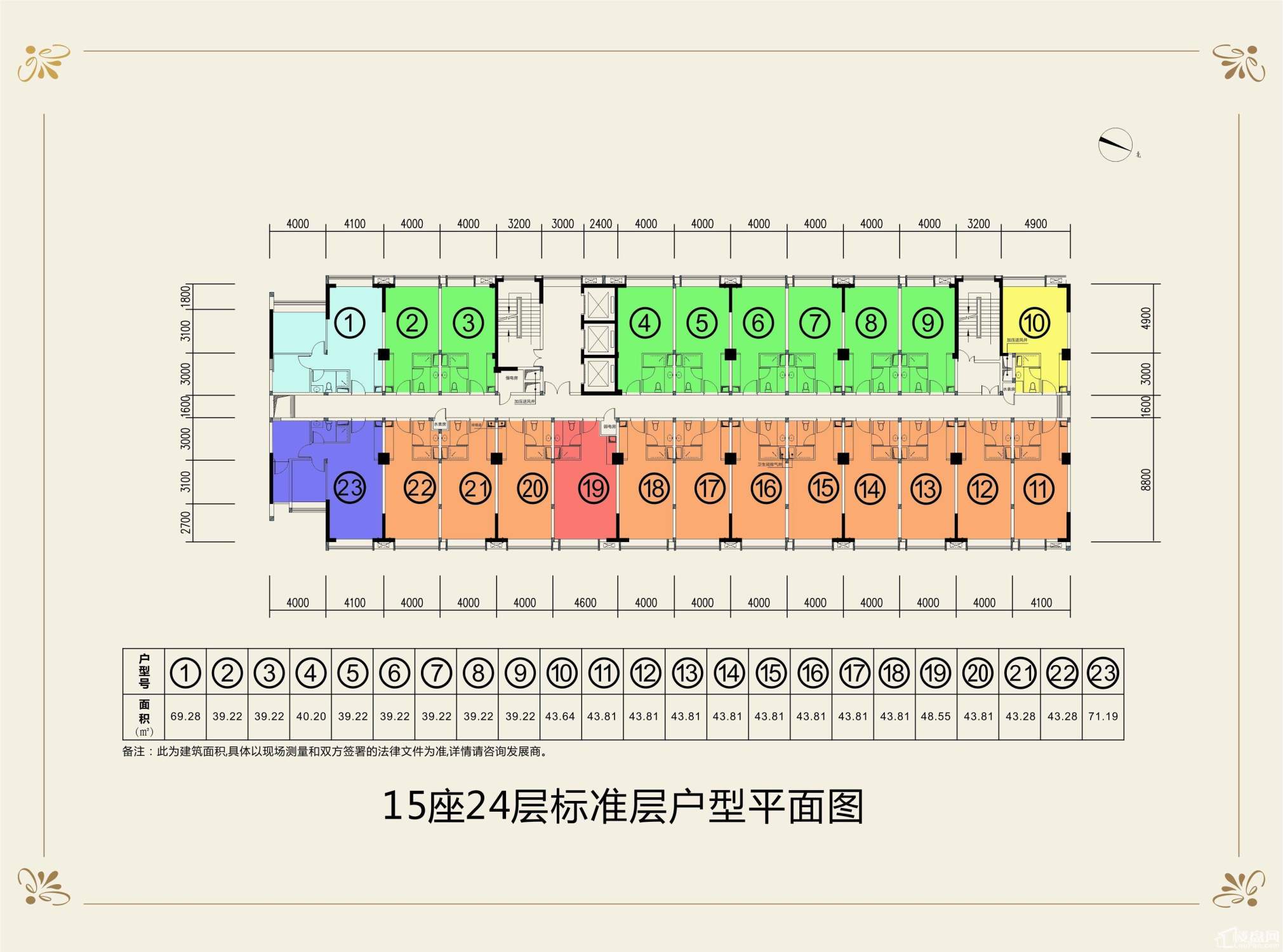 人才荟公寓15座24层