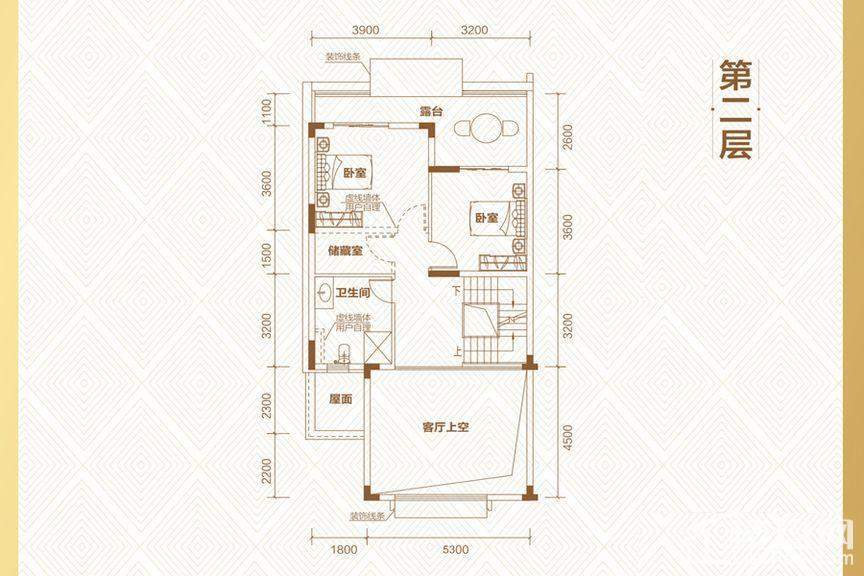 3期4#-11#映山户型屋二层