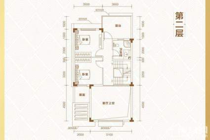 3期12#-17#栖山户型二层