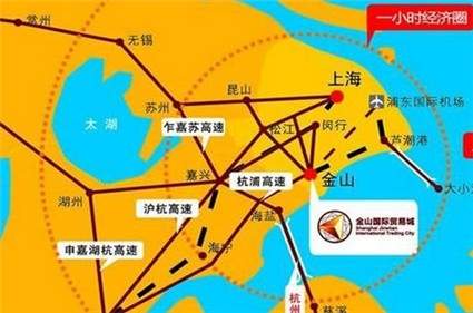 上海金山香港城位置图