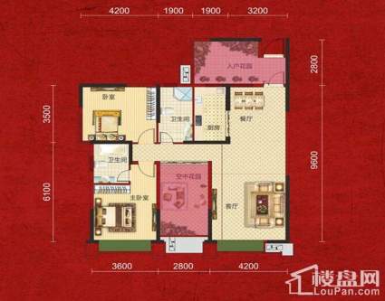 金地亚17栋C2户型