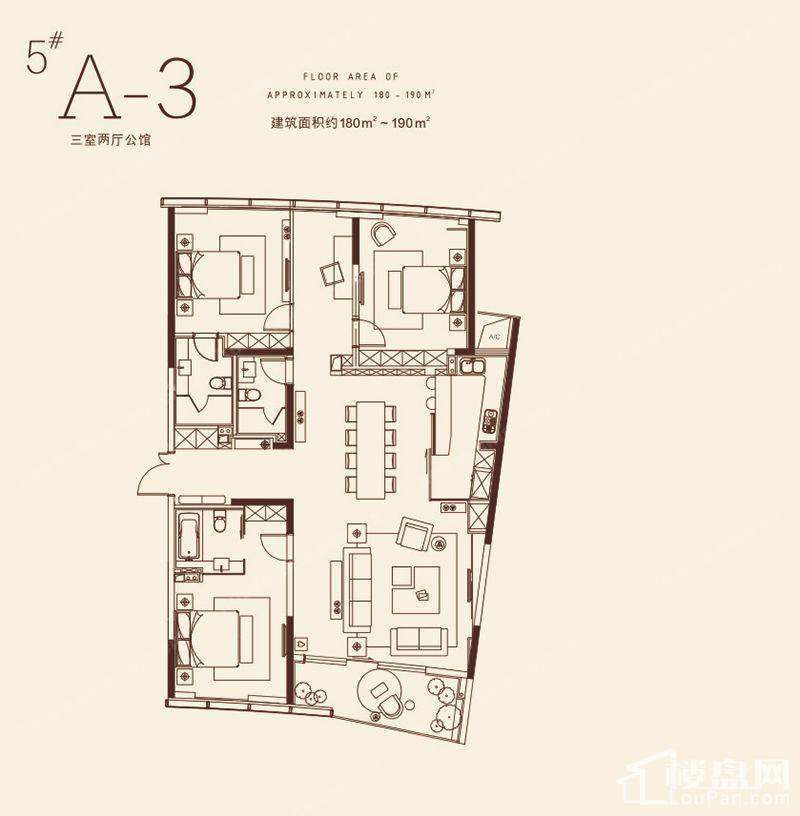  北辰定江洋5栋A-3