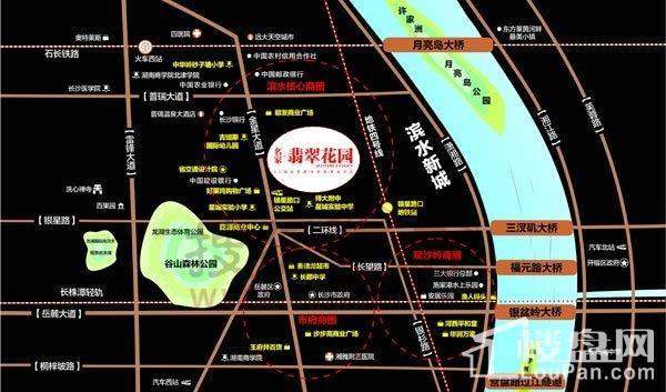 名家翡翠花园 位置图