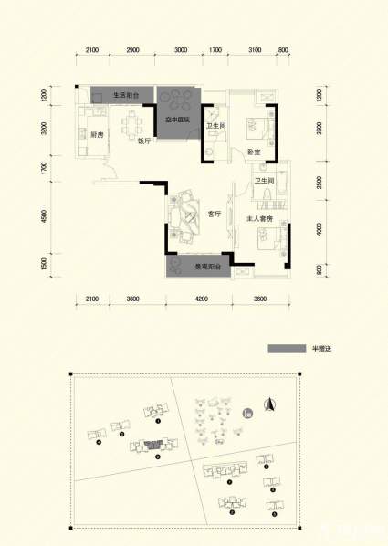 通用时代国际社区二期GA2-4户型